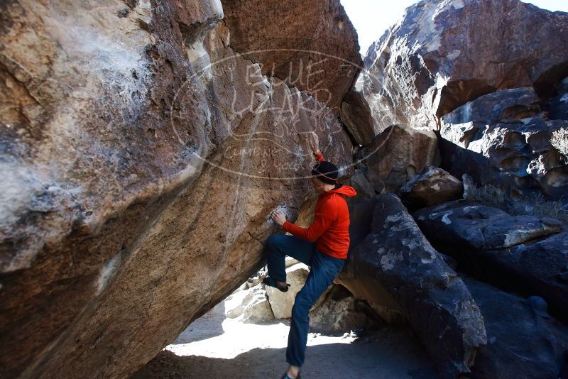 Bouldering in Hueco Tanks on 01/26/2019 with Blue Lizard Climbing and Yoga

Filename: SRM_20190126_1436000.jpg
Aperture: f/5.0
Shutter Speed: 1/250
Body: Canon EOS-1D Mark II
Lens: Canon EF 16-35mm f/2.8 L