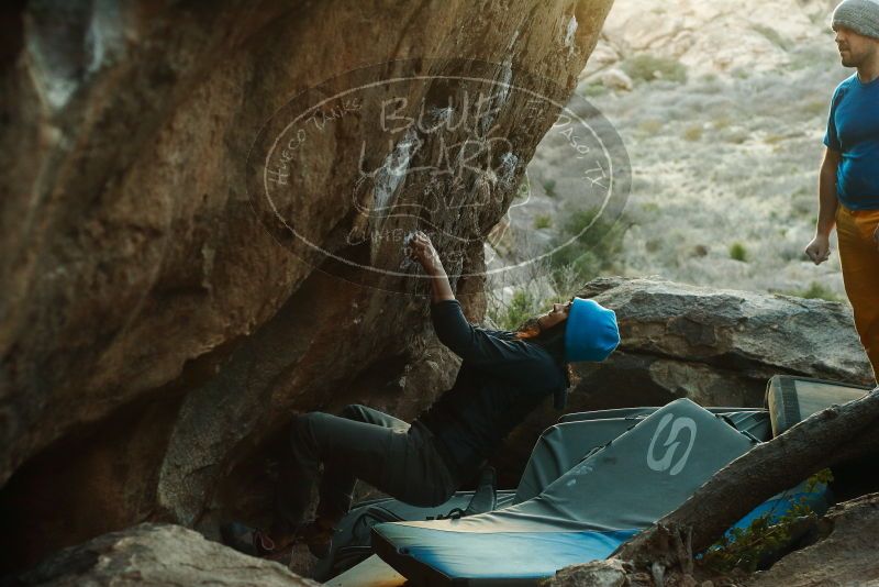 Bouldering in Hueco Tanks on 01/26/2019 with Blue Lizard Climbing and Yoga

Filename: SRM_20190126_1817360.jpg
Aperture: f/4.0
Shutter Speed: 1/250
Body: Canon EOS-1D Mark II
Lens: Canon EF 50mm f/1.8 II