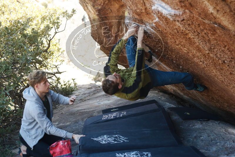 Bouldering in Hueco Tanks on 01/27/2019 with Blue Lizard Climbing and Yoga

Filename: SRM_20190127_1149520.jpg
Aperture: f/3.2
Shutter Speed: 1/400
Body: Canon EOS-1D Mark II
Lens: Canon EF 50mm f/1.8 II