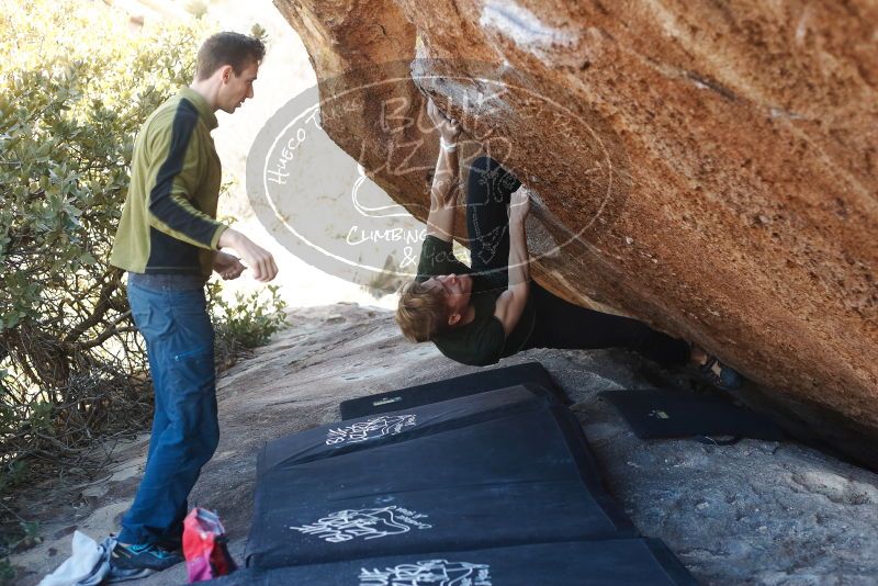 Bouldering in Hueco Tanks on 01/27/2019 with Blue Lizard Climbing and Yoga

Filename: SRM_20190127_1151130.jpg
Aperture: f/3.2
Shutter Speed: 1/320
Body: Canon EOS-1D Mark II
Lens: Canon EF 50mm f/1.8 II