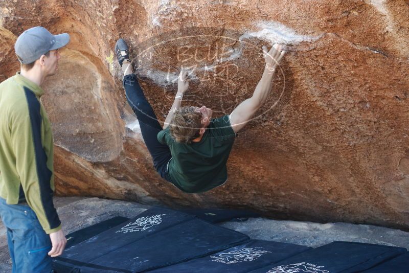 Bouldering in Hueco Tanks on 01/27/2019 with Blue Lizard Climbing and Yoga

Filename: SRM_20190127_1249550.jpg
Aperture: f/3.2
Shutter Speed: 1/250
Body: Canon EOS-1D Mark II
Lens: Canon EF 50mm f/1.8 II