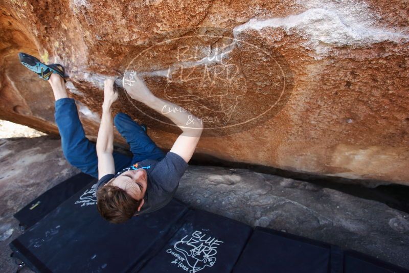 Bouldering in Hueco Tanks on 01/27/2019 with Blue Lizard Climbing and Yoga

Filename: SRM_20190127_1306070.jpg
Aperture: f/4.0
Shutter Speed: 1/320
Body: Canon EOS-1D Mark II
Lens: Canon EF 16-35mm f/2.8 L