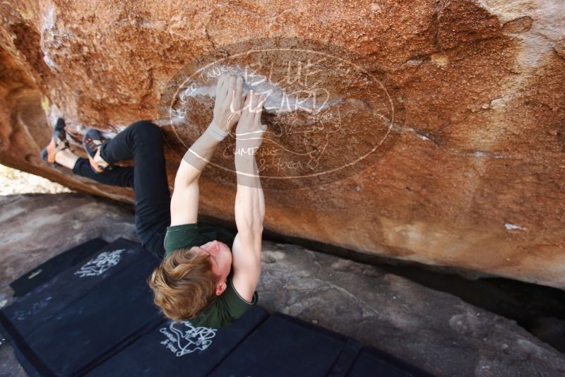 Bouldering in Hueco Tanks on 01/27/2019 with Blue Lizard Climbing and Yoga

Filename: SRM_20190127_1313300.jpg
Aperture: f/4.0
Shutter Speed: 1/320
Body: Canon EOS-1D Mark II
Lens: Canon EF 16-35mm f/2.8 L