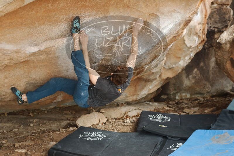 Bouldering in Hueco Tanks on 01/27/2019 with Blue Lizard Climbing and Yoga

Filename: SRM_20190127_1422280.jpg
Aperture: f/4.0
Shutter Speed: 1/400
Body: Canon EOS-1D Mark II
Lens: Canon EF 50mm f/1.8 II