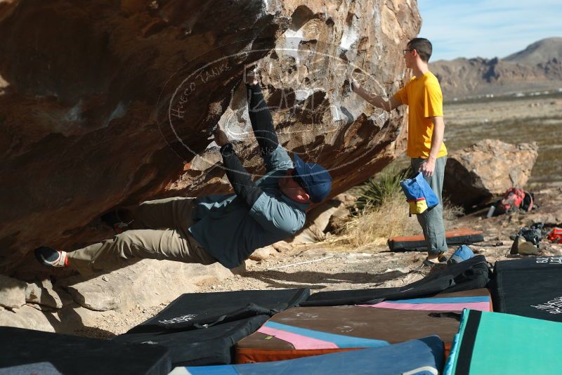 Bouldering in Hueco Tanks on 02/03/2019 with Blue Lizard Climbing and Yoga

Filename: SRM_20190203_1113460.jpg
Aperture: f/4.0
Shutter Speed: 1/640
Body: Canon EOS-1D Mark II
Lens: Canon EF 50mm f/1.8 II