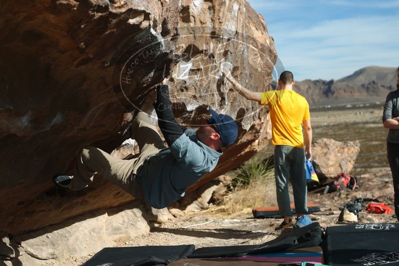 Bouldering in Hueco Tanks on 02/03/2019 with Blue Lizard Climbing and Yoga

Filename: SRM_20190203_1113560.jpg
Aperture: f/4.0
Shutter Speed: 1/800
Body: Canon EOS-1D Mark II
Lens: Canon EF 50mm f/1.8 II