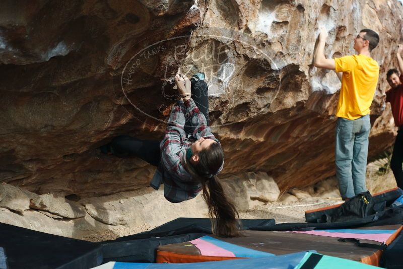 Bouldering in Hueco Tanks on 02/03/2019 with Blue Lizard Climbing and Yoga

Filename: SRM_20190203_1117250.jpg
Aperture: f/4.0
Shutter Speed: 1/400
Body: Canon EOS-1D Mark II
Lens: Canon EF 50mm f/1.8 II