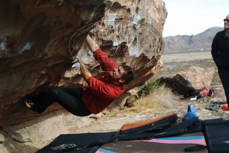 Bouldering in Hueco Tanks on 02/03/2019 with Blue Lizard Climbing and Yoga

Filename: SRM_20190203_1124340.jpg
Aperture: f/4.0
Shutter Speed: 1/500
Body: Canon EOS-1D Mark II
Lens: Canon EF 50mm f/1.8 II