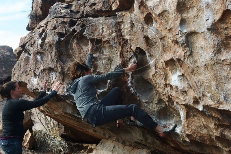 Bouldering in Hueco Tanks on 02/03/2019 with Blue Lizard Climbing and Yoga

Filename: SRM_20190203_1143420.jpg
Aperture: f/4.0
Shutter Speed: 1/400
Body: Canon EOS-1D Mark II
Lens: Canon EF 50mm f/1.8 II