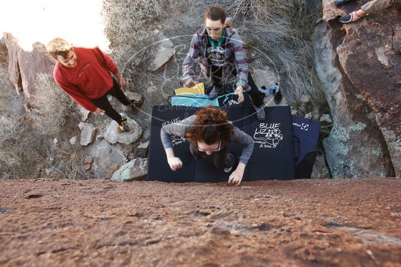 Bouldering in Hueco Tanks on 02/03/2019 with Blue Lizard Climbing and Yoga

Filename: SRM_20190203_1214440.jpg
Aperture: f/5.6
Shutter Speed: 1/160
Body: Canon EOS-1D Mark II
Lens: Canon EF 16-35mm f/2.8 L