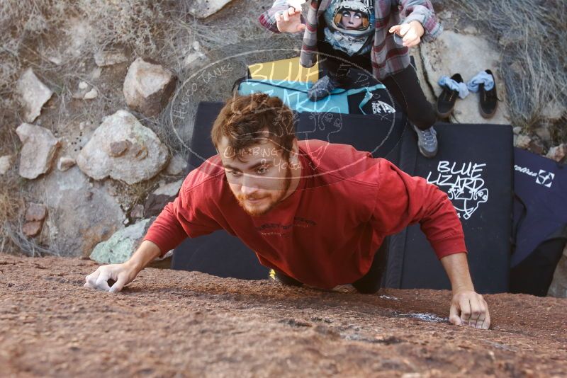 Bouldering in Hueco Tanks on 02/03/2019 with Blue Lizard Climbing and Yoga

Filename: SRM_20190203_1217061.jpg
Aperture: f/5.6
Shutter Speed: 1/125
Body: Canon EOS-1D Mark II
Lens: Canon EF 16-35mm f/2.8 L