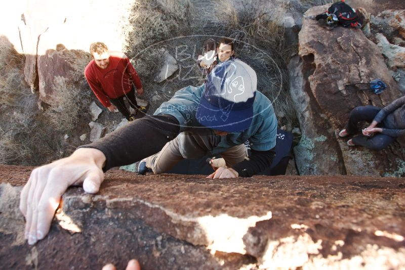 Bouldering in Hueco Tanks on 02/03/2019 with Blue Lizard Climbing and Yoga

Filename: SRM_20190203_1218071.jpg
Aperture: f/5.6
Shutter Speed: 1/250
Body: Canon EOS-1D Mark II
Lens: Canon EF 16-35mm f/2.8 L