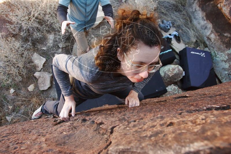 Bouldering in Hueco Tanks on 02/03/2019 with Blue Lizard Climbing and Yoga

Filename: SRM_20190203_1235150.jpg
Aperture: f/5.6
Shutter Speed: 1/200
Body: Canon EOS-1D Mark II
Lens: Canon EF 16-35mm f/2.8 L