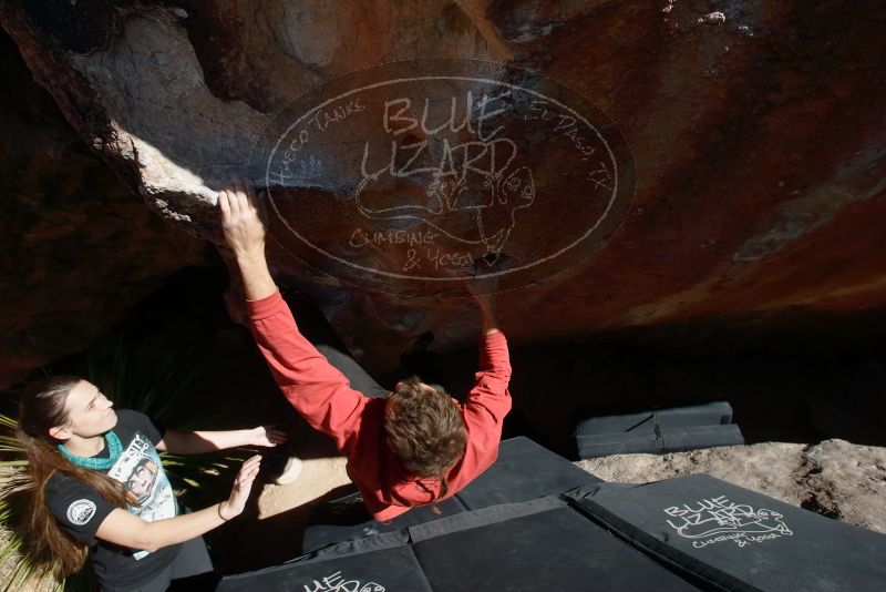 Bouldering in Hueco Tanks on 02/03/2019 with Blue Lizard Climbing and Yoga

Filename: SRM_20190203_1417120.jpg
Aperture: f/6.3
Shutter Speed: 1/250
Body: Canon EOS-1D Mark II
Lens: Canon EF 16-35mm f/2.8 L