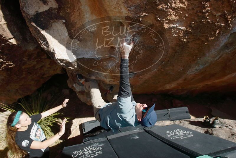 Bouldering in Hueco Tanks on 02/03/2019 with Blue Lizard Climbing and Yoga

Filename: SRM_20190203_1428360.jpg
Aperture: f/5.6
Shutter Speed: 1/250
Body: Canon EOS-1D Mark II
Lens: Canon EF 16-35mm f/2.8 L