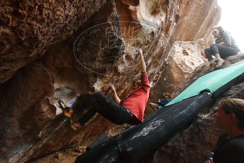 Bouldering in Hueco Tanks on 02/03/2019 with Blue Lizard Climbing and Yoga

Filename: SRM_20190203_1446240.jpg
Aperture: f/5.6
Shutter Speed: 1/400
Body: Canon EOS-1D Mark II
Lens: Canon EF 16-35mm f/2.8 L