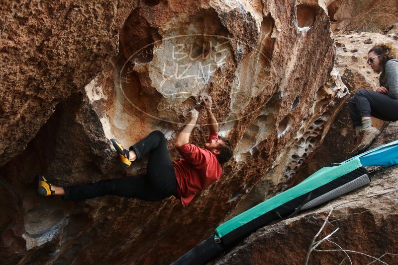 Bouldering in Hueco Tanks on 02/03/2019 with Blue Lizard Climbing and Yoga

Filename: SRM_20190203_1446360.jpg
Aperture: f/5.6
Shutter Speed: 1/640
Body: Canon EOS-1D Mark II
Lens: Canon EF 16-35mm f/2.8 L