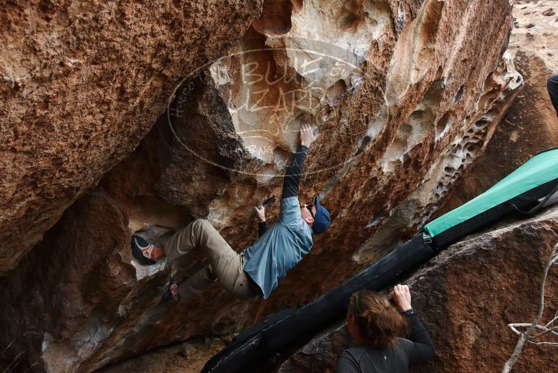 Bouldering in Hueco Tanks on 02/03/2019 with Blue Lizard Climbing and Yoga

Filename: SRM_20190203_1448230.jpg
Aperture: f/5.6
Shutter Speed: 1/320
Body: Canon EOS-1D Mark II
Lens: Canon EF 16-35mm f/2.8 L