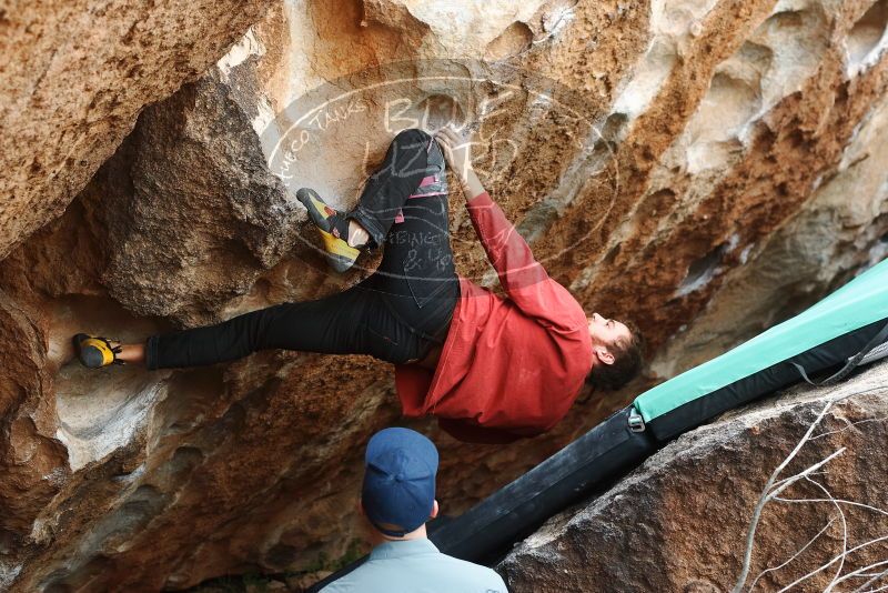 Bouldering in Hueco Tanks on 02/03/2019 with Blue Lizard Climbing and Yoga

Filename: SRM_20190203_1511120.jpg
Aperture: f/4.0
Shutter Speed: 1/320
Body: Canon EOS-1D Mark II
Lens: Canon EF 50mm f/1.8 II