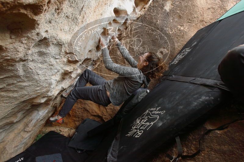 Bouldering in Hueco Tanks on 02/03/2019 with Blue Lizard Climbing and Yoga

Filename: SRM_20190203_1553160.jpg
Aperture: f/5.0
Shutter Speed: 1/160
Body: Canon EOS-1D Mark II
Lens: Canon EF 16-35mm f/2.8 L