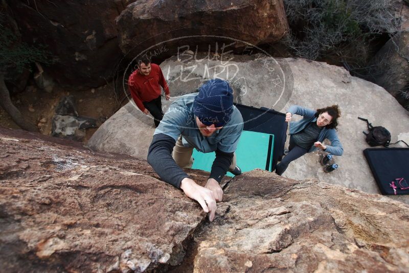 Bouldering in Hueco Tanks on 02/03/2019 with Blue Lizard Climbing and Yoga

Filename: SRM_20190203_1649500.jpg
Aperture: f/5.6
Shutter Speed: 1/200
Body: Canon EOS-1D Mark II
Lens: Canon EF 16-35mm f/2.8 L