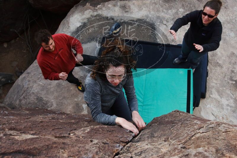 Bouldering in Hueco Tanks on 02/03/2019 with Blue Lizard Climbing and Yoga

Filename: SRM_20190203_1651070.jpg
Aperture: f/5.6
Shutter Speed: 1/200
Body: Canon EOS-1D Mark II
Lens: Canon EF 16-35mm f/2.8 L