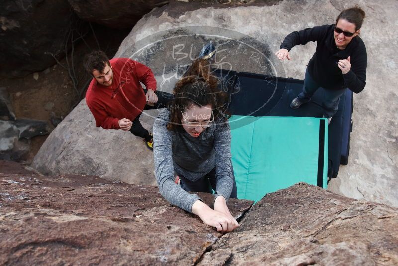 Bouldering in Hueco Tanks on 02/03/2019 with Blue Lizard Climbing and Yoga

Filename: SRM_20190203_1651120.jpg
Aperture: f/5.6
Shutter Speed: 1/200
Body: Canon EOS-1D Mark II
Lens: Canon EF 16-35mm f/2.8 L