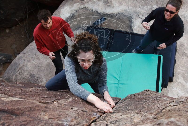 Bouldering in Hueco Tanks on 02/03/2019 with Blue Lizard Climbing and Yoga

Filename: SRM_20190203_1652020.jpg
Aperture: f/5.6
Shutter Speed: 1/250
Body: Canon EOS-1D Mark II
Lens: Canon EF 16-35mm f/2.8 L