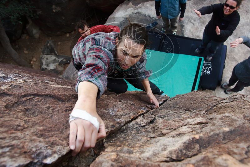 Bouldering in Hueco Tanks on 02/03/2019 with Blue Lizard Climbing and Yoga

Filename: SRM_20190203_1654111.jpg
Aperture: f/5.6
Shutter Speed: 1/250
Body: Canon EOS-1D Mark II
Lens: Canon EF 16-35mm f/2.8 L