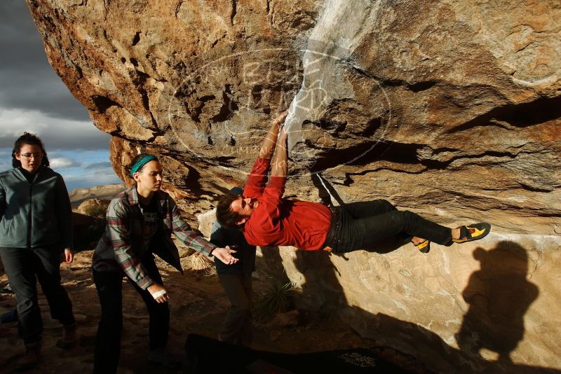 Bouldering in Hueco Tanks on 02/03/2019 with Blue Lizard Climbing and Yoga

Filename: SRM_20190203_1741550.jpg
Aperture: f/5.6
Shutter Speed: 1/640
Body: Canon EOS-1D Mark II
Lens: Canon EF 16-35mm f/2.8 L