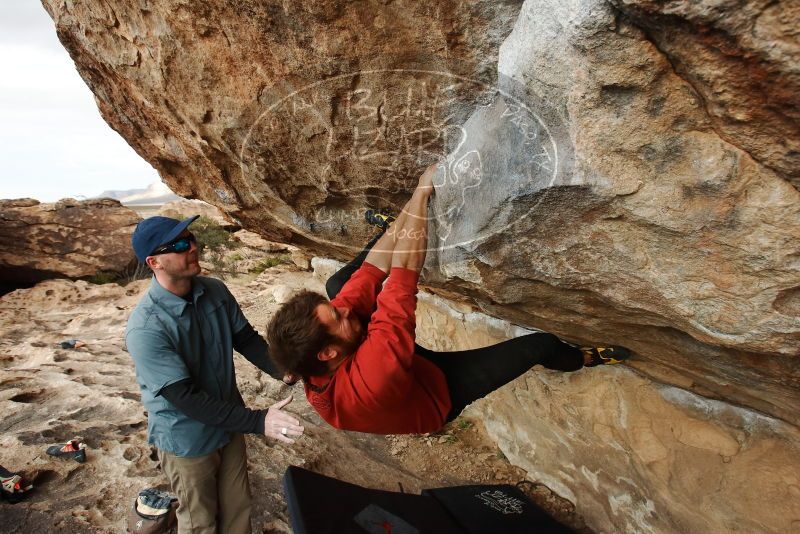 Bouldering in Hueco Tanks on 02/03/2019 with Blue Lizard Climbing and Yoga

Filename: SRM_20190203_1744280.jpg
Aperture: f/5.6
Shutter Speed: 1/400
Body: Canon EOS-1D Mark II
Lens: Canon EF 16-35mm f/2.8 L