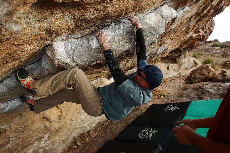 Bouldering in Hueco Tanks on 02/03/2019 with Blue Lizard Climbing and Yoga

Filename: SRM_20190203_1754500.jpg
Aperture: f/5.6
Shutter Speed: 1/250
Body: Canon EOS-1D Mark II
Lens: Canon EF 16-35mm f/2.8 L