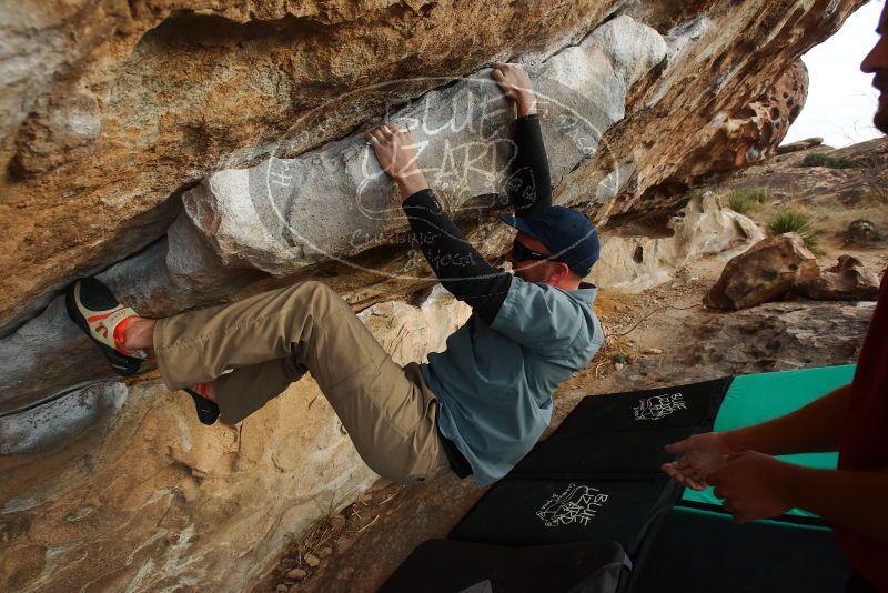 Bouldering in Hueco Tanks on 02/03/2019 with Blue Lizard Climbing and Yoga

Filename: SRM_20190203_1754530.jpg
Aperture: f/5.6
Shutter Speed: 1/250
Body: Canon EOS-1D Mark II
Lens: Canon EF 16-35mm f/2.8 L