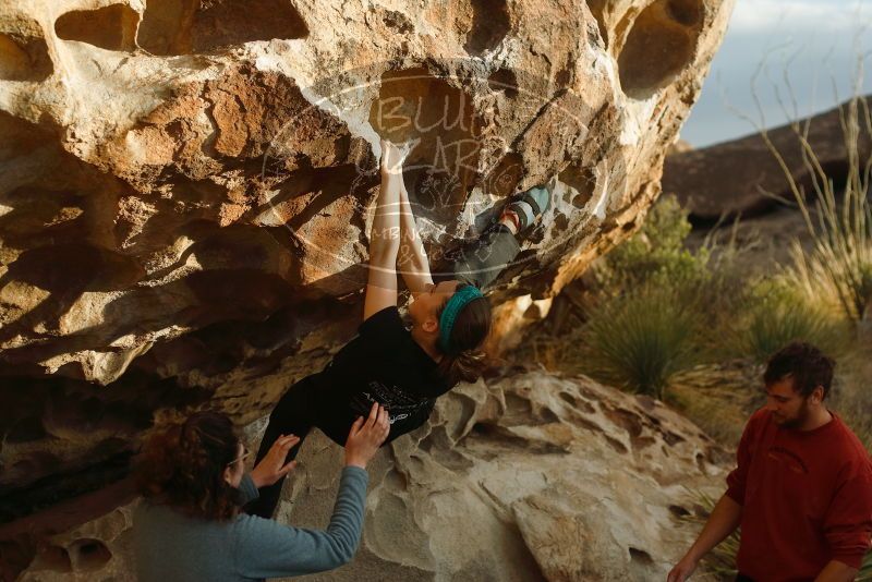 Bouldering in Hueco Tanks on 02/03/2019 with Blue Lizard Climbing and Yoga

Filename: SRM_20190203_1804360.jpg
Aperture: f/3.2
Shutter Speed: 1/640
Body: Canon EOS-1D Mark II
Lens: Canon EF 50mm f/1.8 II