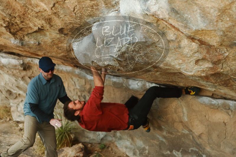 Bouldering in Hueco Tanks on 02/03/2019 with Blue Lizard Climbing and Yoga

Filename: SRM_20190203_1814400.jpg
Aperture: f/2.8
Shutter Speed: 1/500
Body: Canon EOS-1D Mark II
Lens: Canon EF 50mm f/1.8 II