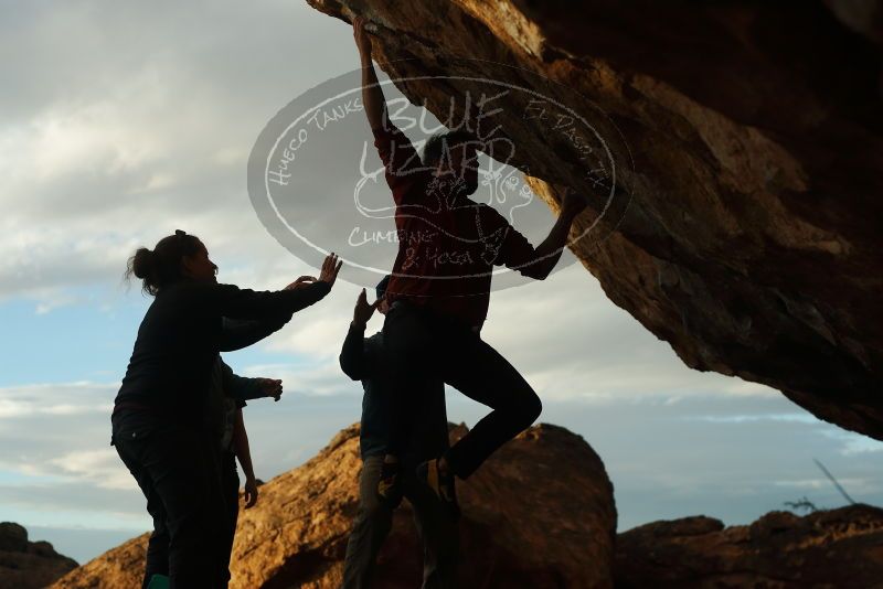 Bouldering in Hueco Tanks on 02/03/2019 with Blue Lizard Climbing and Yoga

Filename: SRM_20190203_1816261.jpg
Aperture: f/4.0
Shutter Speed: 1/1250
Body: Canon EOS-1D Mark II
Lens: Canon EF 50mm f/1.8 II