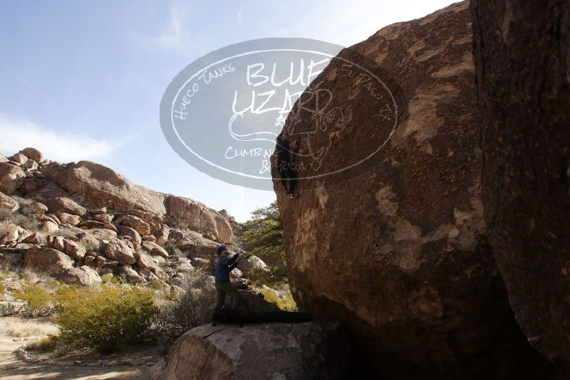 Bouldering in Hueco Tanks on 02/02/2019 with Blue Lizard Climbing and Yoga

Filename: SRM_20190202_1141320.jpg
Aperture: f/5.6
Shutter Speed: 1/640
Body: Canon EOS-1D Mark II
Lens: Canon EF 16-35mm f/2.8 L