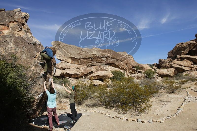 Bouldering in Hueco Tanks on 02/02/2019 with Blue Lizard Climbing and Yoga

Filename: SRM_20190202_1159490.jpg
Aperture: f/5.6
Shutter Speed: 1/640
Body: Canon EOS-1D Mark II
Lens: Canon EF 16-35mm f/2.8 L