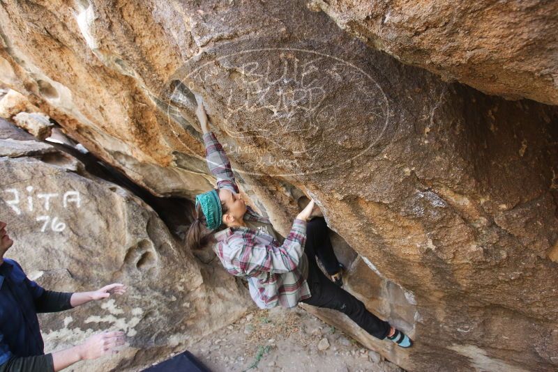 Bouldering in Hueco Tanks on 02/02/2019 with Blue Lizard Climbing and Yoga

Filename: SRM_20190202_1303460.jpg
Aperture: f/4.5
Shutter Speed: 1/200
Body: Canon EOS-1D Mark II
Lens: Canon EF 16-35mm f/2.8 L