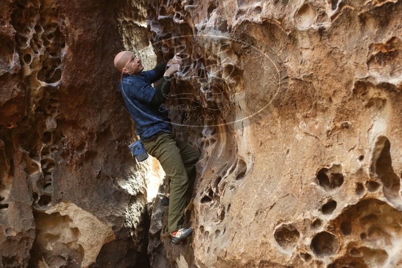 Bouldering in Hueco Tanks on 02/02/2019 with Blue Lizard Climbing and Yoga

Filename: SRM_20190202_1453540.jpg
Aperture: f/2.8
Shutter Speed: 1/160
Body: Canon EOS-1D Mark II
Lens: Canon EF 50mm f/1.8 II