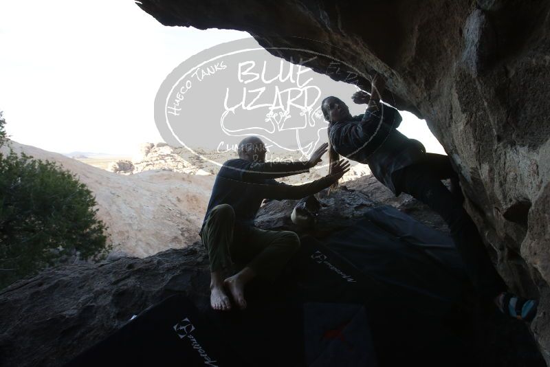 Bouldering in Hueco Tanks on 02/02/2019 with Blue Lizard Climbing and Yoga

Filename: SRM_20190202_1713540.jpg
Aperture: f/7.1
Shutter Speed: 1/160
Body: Canon EOS-1D Mark II
Lens: Canon EF 16-35mm f/2.8 L