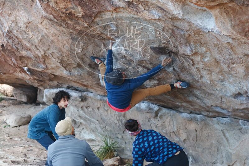 Bouldering in Hueco Tanks on 02/09/2019 with Blue Lizard Climbing and Yoga

Filename: SRM_20190209_1028400.jpg
Aperture: f/2.8
Shutter Speed: 1/400
Body: Canon EOS-1D Mark II
Lens: Canon EF 50mm f/1.8 II