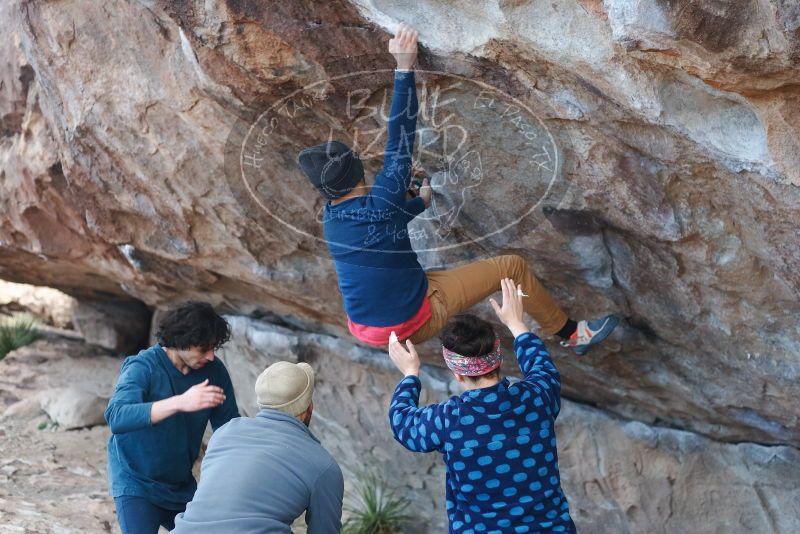 Bouldering in Hueco Tanks on 02/09/2019 with Blue Lizard Climbing and Yoga

Filename: SRM_20190209_1029010.jpg
Aperture: f/2.8
Shutter Speed: 1/400
Body: Canon EOS-1D Mark II
Lens: Canon EF 50mm f/1.8 II