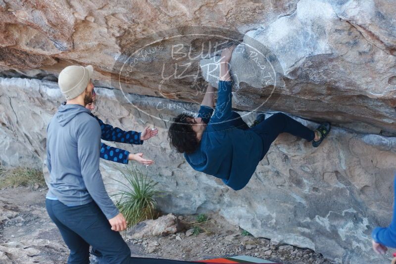 Bouldering in Hueco Tanks on 02/09/2019 with Blue Lizard Climbing and Yoga

Filename: SRM_20190209_1031490.jpg
Aperture: f/2.8
Shutter Speed: 1/320
Body: Canon EOS-1D Mark II
Lens: Canon EF 50mm f/1.8 II