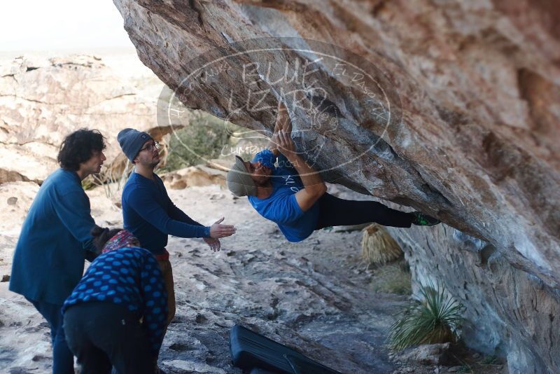 Bouldering in Hueco Tanks on 02/09/2019 with Blue Lizard Climbing and Yoga

Filename: SRM_20190209_1035170.jpg
Aperture: f/2.8
Shutter Speed: 1/500
Body: Canon EOS-1D Mark II
Lens: Canon EF 50mm f/1.8 II