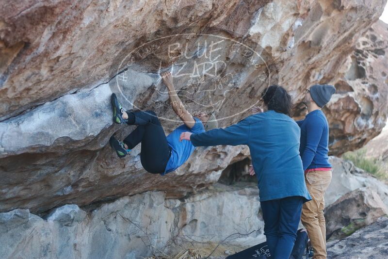 Bouldering in Hueco Tanks on 02/09/2019 with Blue Lizard Climbing and Yoga

Filename: SRM_20190209_1035320.jpg
Aperture: f/2.8
Shutter Speed: 1/500
Body: Canon EOS-1D Mark II
Lens: Canon EF 50mm f/1.8 II