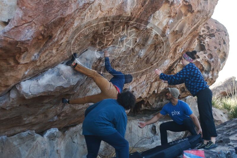 Bouldering in Hueco Tanks on 02/09/2019 with Blue Lizard Climbing and Yoga

Filename: SRM_20190209_1040260.jpg
Aperture: f/3.2
Shutter Speed: 1/800
Body: Canon EOS-1D Mark II
Lens: Canon EF 50mm f/1.8 II