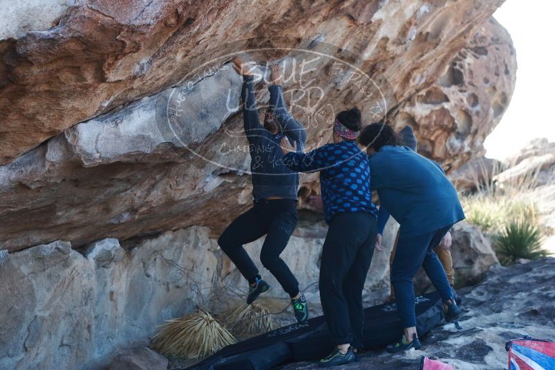 Bouldering in Hueco Tanks on 02/09/2019 with Blue Lizard Climbing and Yoga

Filename: SRM_20190209_1046520.jpg
Aperture: f/4.0
Shutter Speed: 1/400
Body: Canon EOS-1D Mark II
Lens: Canon EF 50mm f/1.8 II