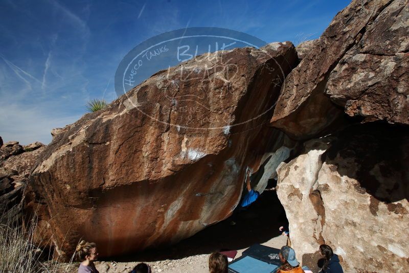 Bouldering in Hueco Tanks on 02/09/2019 with Blue Lizard Climbing and Yoga

Filename: SRM_20190209_1201120.jpg
Aperture: f/5.6
Shutter Speed: 1/250
Body: Canon EOS-1D Mark II
Lens: Canon EF 16-35mm f/2.8 L