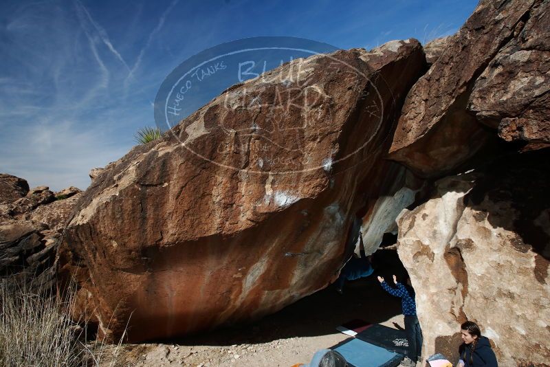 Bouldering in Hueco Tanks on 02/09/2019 with Blue Lizard Climbing and Yoga

Filename: SRM_20190209_1206160.jpg
Aperture: f/5.6
Shutter Speed: 1/250
Body: Canon EOS-1D Mark II
Lens: Canon EF 16-35mm f/2.8 L